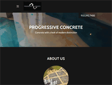 Tablet Screenshot of progressiveconcretecoatings.com